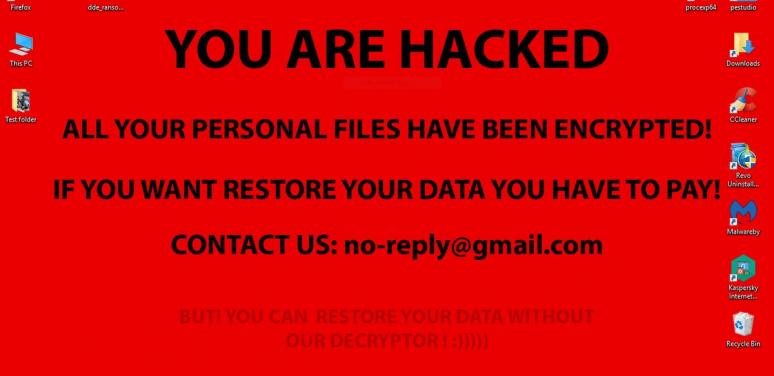 ransomware screen shot