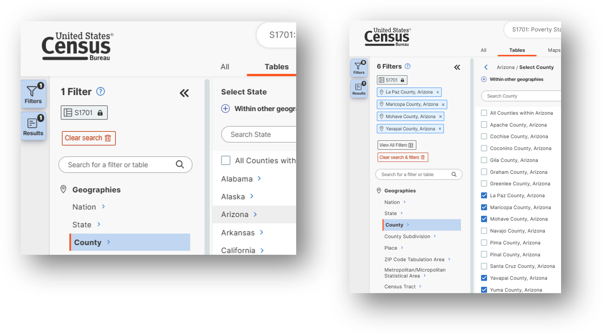 Adding Census Tracts from Multiple Counties to Census Geographies