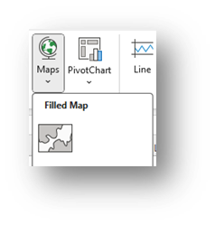 Maps-Filled Maps selection example